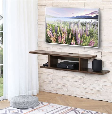 Modern <strong>Floating Wall Shelf</strong>. . Floating shelves tv wall